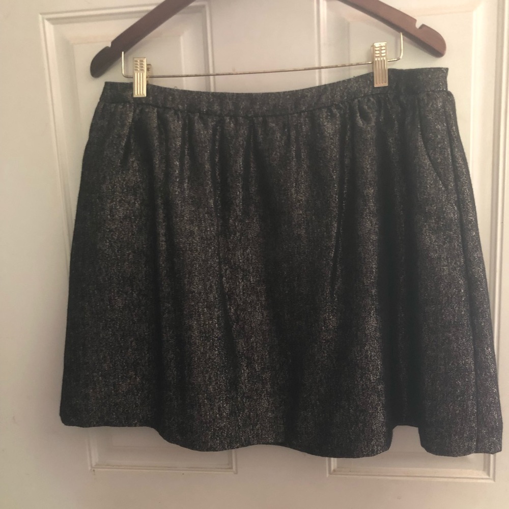 Halogen Gold and Black Skirt